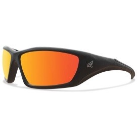 Edge XRAP419 Robson Safety Glasses - Black Frame - Red Mirror Lens