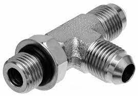 G60352- MALE JIC to MALE JIC to MALE O-RING BOSS TEE