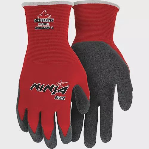 GLOVES, ABRASION RESIST LVL 3, RED NINJA