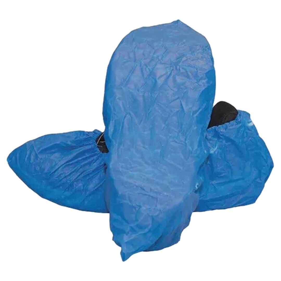 SHOE COVERS, XL, BLUE