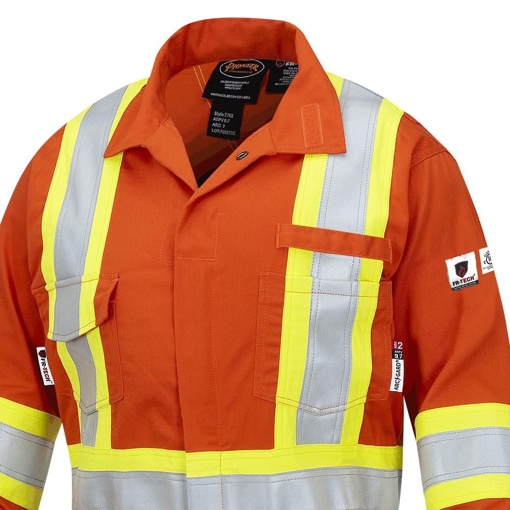 FR-TECH 88/12 7 OZ. WOMENS FR/ARC COVERALLS HI-VIZ ORANGE