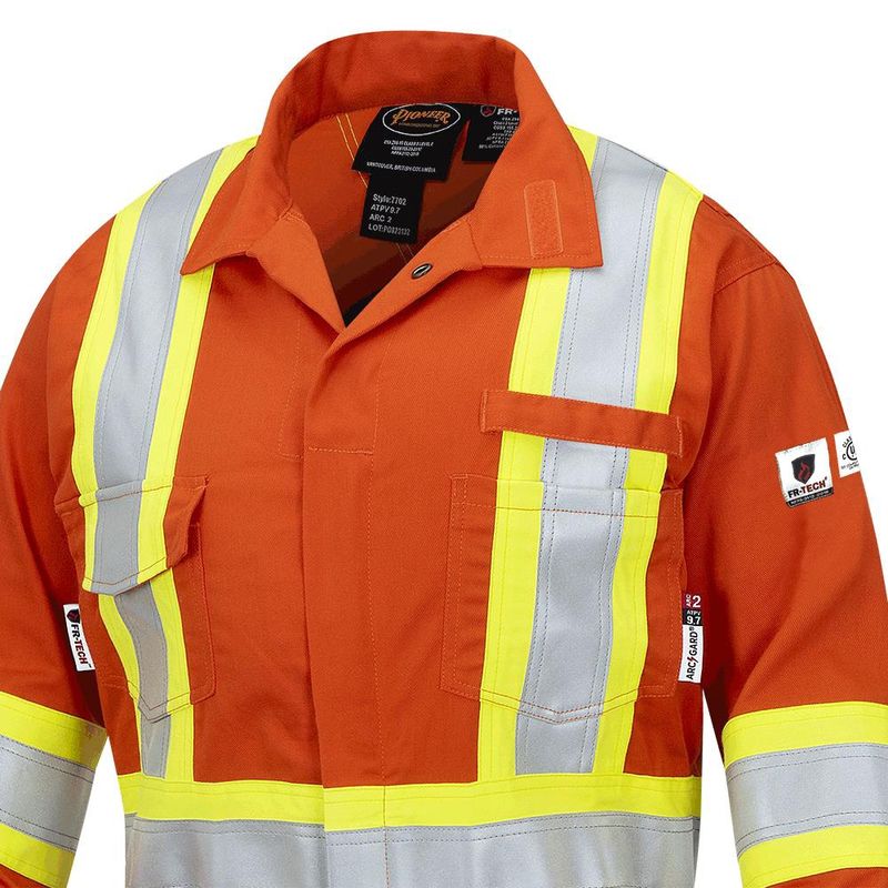 FR-TECH 88/12 7 OZ. WOMENS FR/ARC COVERALLS HI-VIZ ORANGE