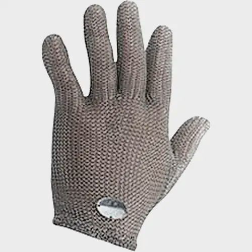 Mesh Glove, Size Large/9, Stainless Steel Shell, ANSI/ISEA 105 Level 5