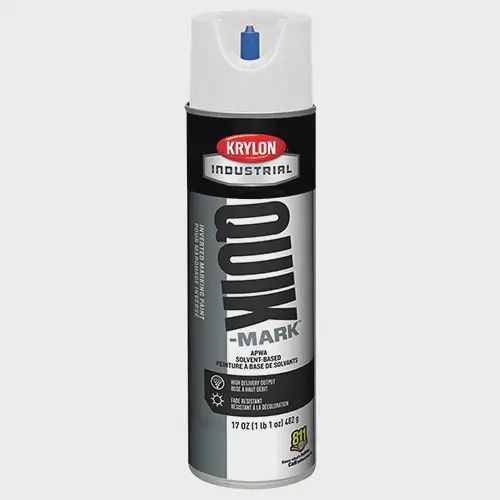 QUIKMARK APWA UTILITY WHITE SOLVENT BASED MARKING PAINT 17 OZ