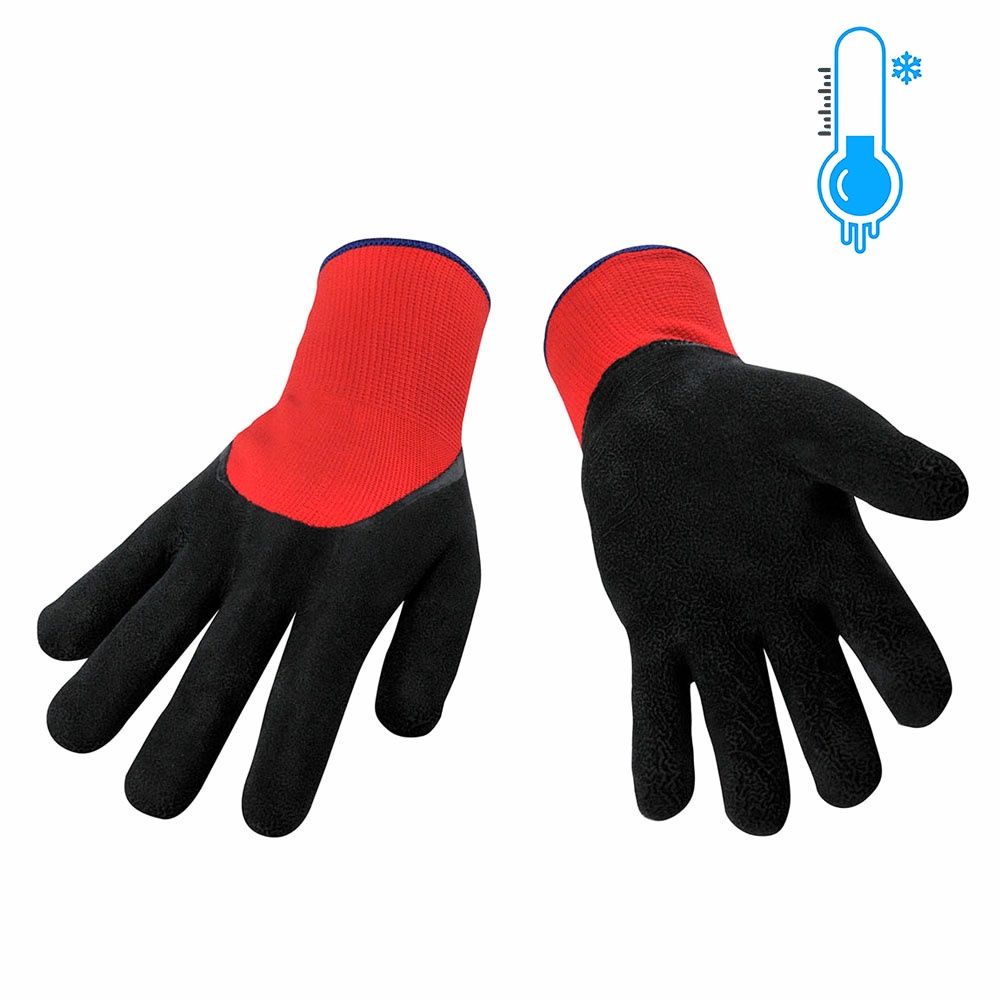 WIP-LNG-W RED ICE GRIPPER GLOVE, Size: Medium WIP-LNG-W9R