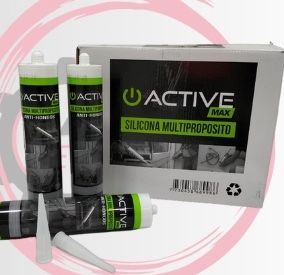 SILICONA TUBO ACTIVE TRANSPARENTE, NEGRA, BLANCA