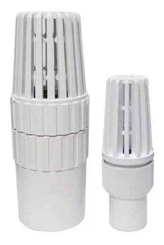 VALVULA PIE PVC 1"