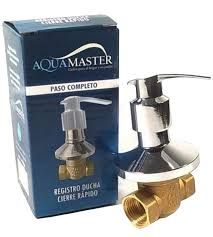 REGISTRO DUCHA PALANCA AQUAMASTER FULL PASO