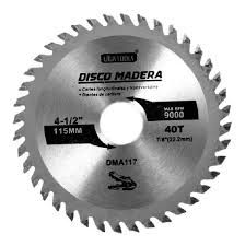 DISCO MADERA 4 1/2 SURTIDO 40T ECO/DIM117 TOGO