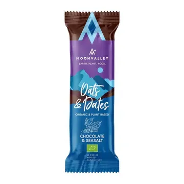 Moonvalley Organic Energy Bar - Bio-Energieriegel Chocolate & Seasalt