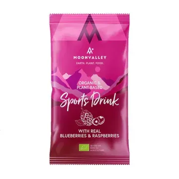 Moonvalley Organic Sports Drink - Bio-Getränkepulver Blueberry & Raspberry