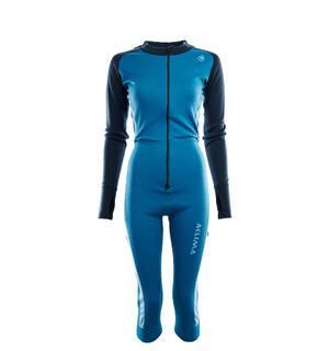 Aclima WarmWool overall 3/4 W's Blue Sapphire/Navy Blazer/Azure Blue XS