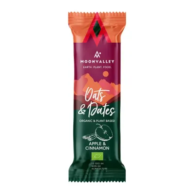 Moonvalley Organic Energy Bar - Bio-Energieriegel Apple & Cinnamon