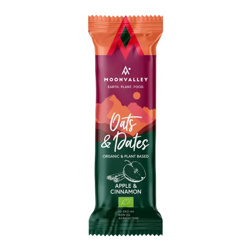 Moonvalley Organic Energy Bar - Bio-Energieriegel Apple & Cinnamon