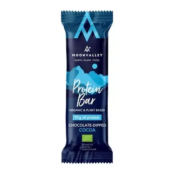 Moonvalley Organic Protein Bar - Bio-Proteinriegel Chocolate-Dipped Cocoa Moonvalley Organic Protein Bar - Bio-Proteinriegel Chocolate-Dipped Cocoa