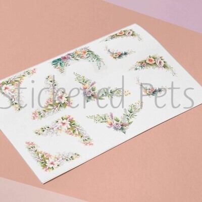 Matte Labels for greeting cards/notebooks (Version 1)