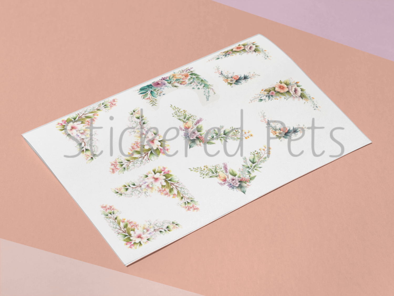 Matte Labels for greeting cards/notebooks (Version 1)