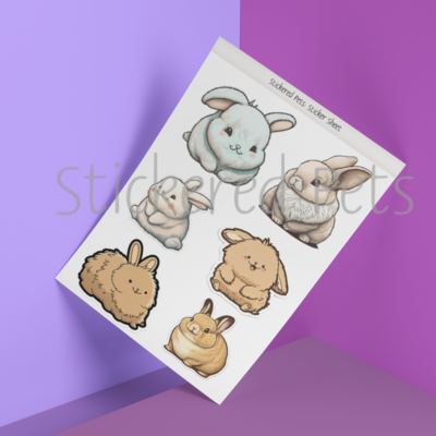 Bunny Sticker Sheet 2
