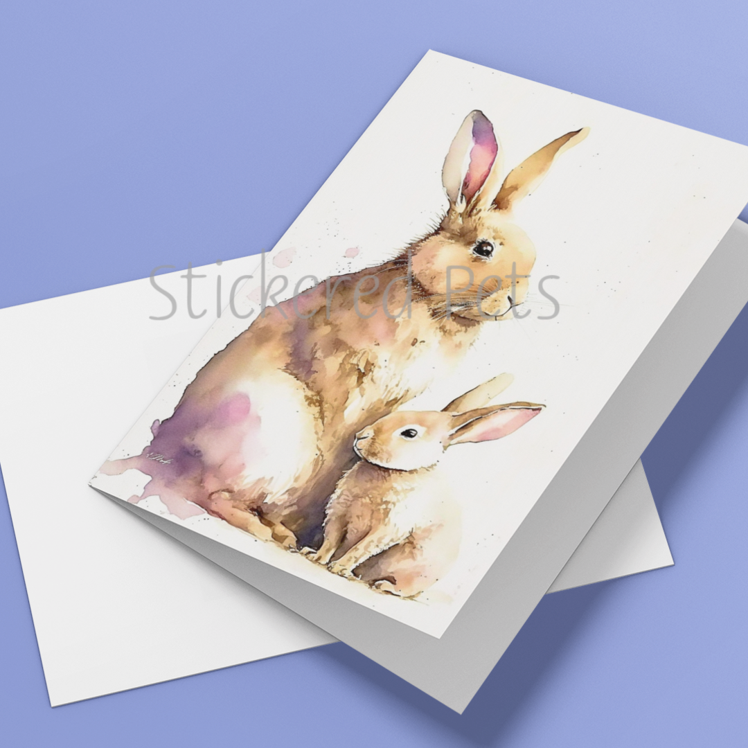 Bunny Mothers Day Card 2
