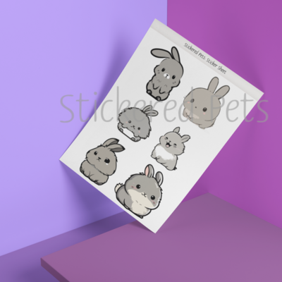 Bunny Sticker Sheet 1