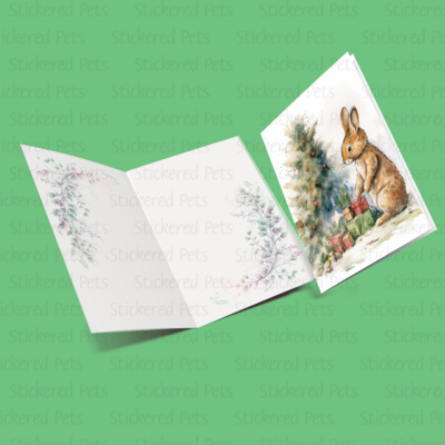 Bunny Christmas Card 1