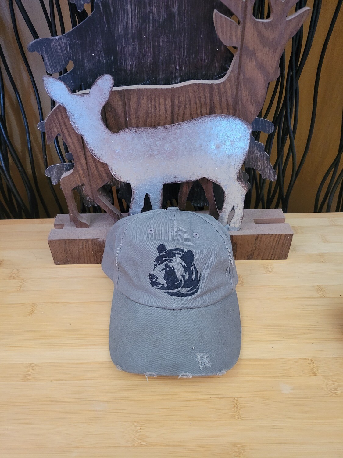 AOT Discontinued Bear Logo Hat, Color: Olive