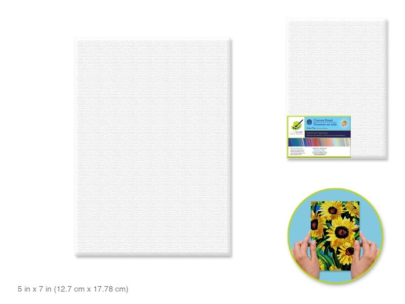 C F.  Canvas Panel.  5×7.   CP104