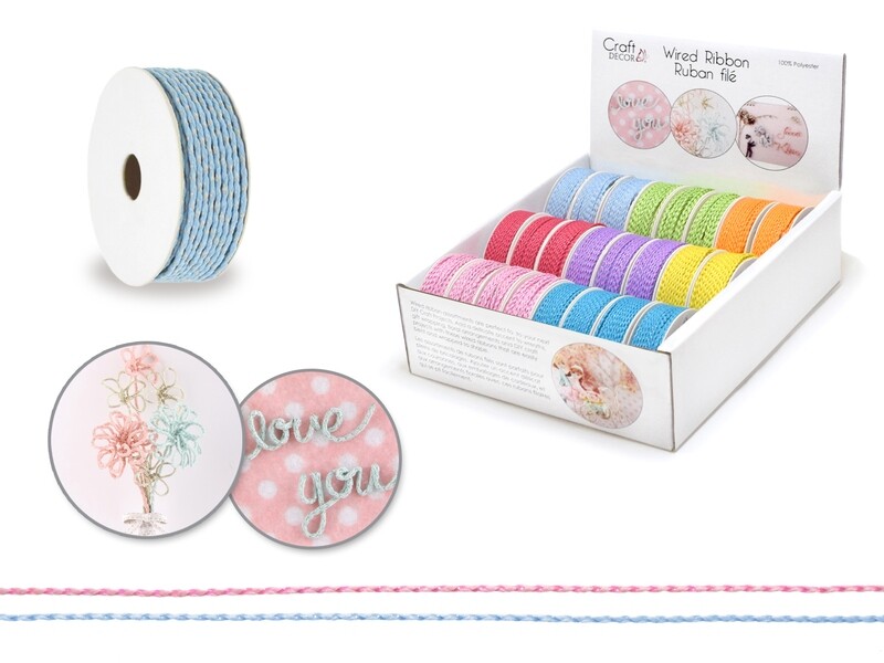 C D.    Wired Ribbon. 3 Yd.  CR300B