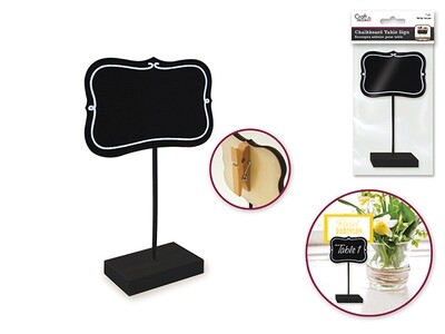 Craft Decor: Chalkboard Clip Sign Stand