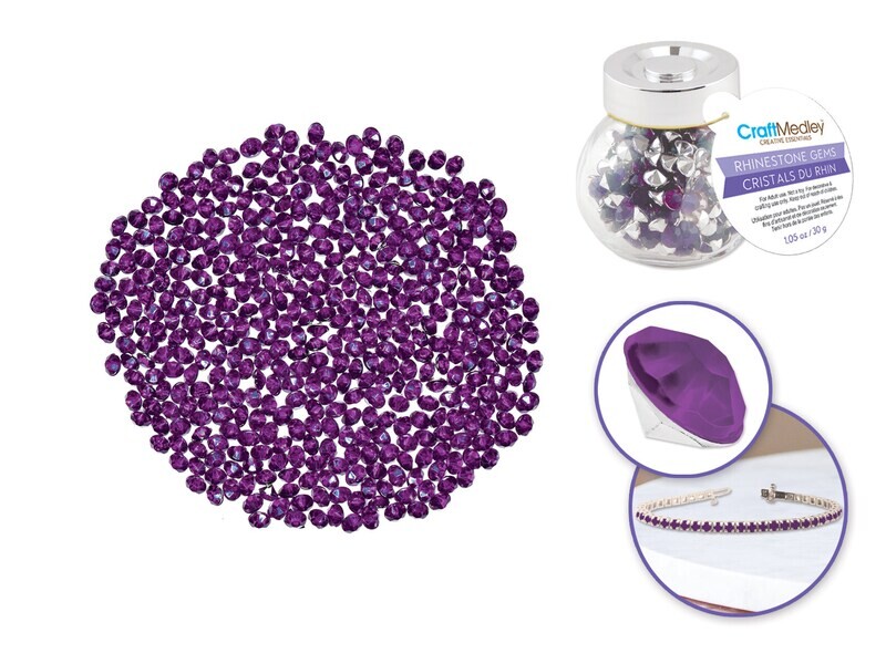 CM Btld Rhinestone Gems