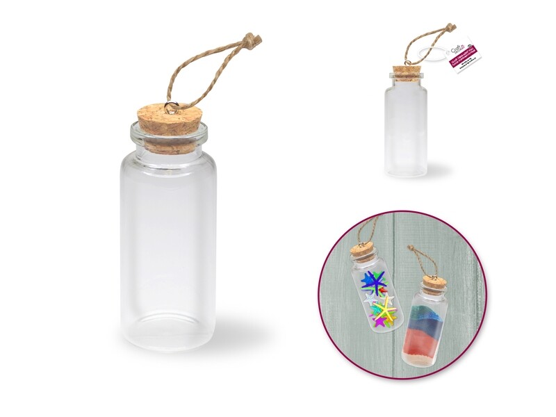 CD Glass Ornament Vial