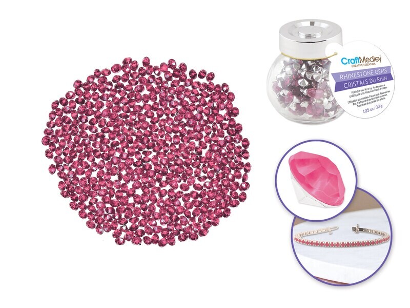 CM Btld Rhinestone Gems