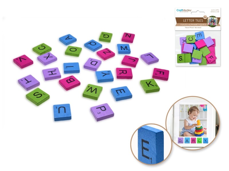 Craft Medley Letter Tiles