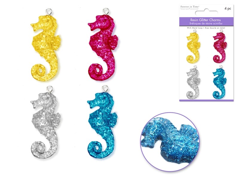 Resin Glitter Charms