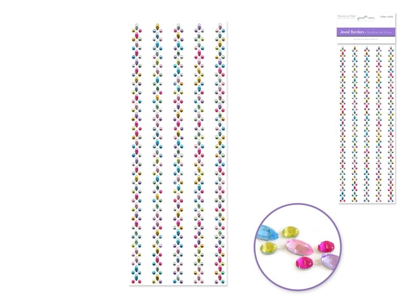 Forever In Time Jewel Borders SS222T 1 Sheet