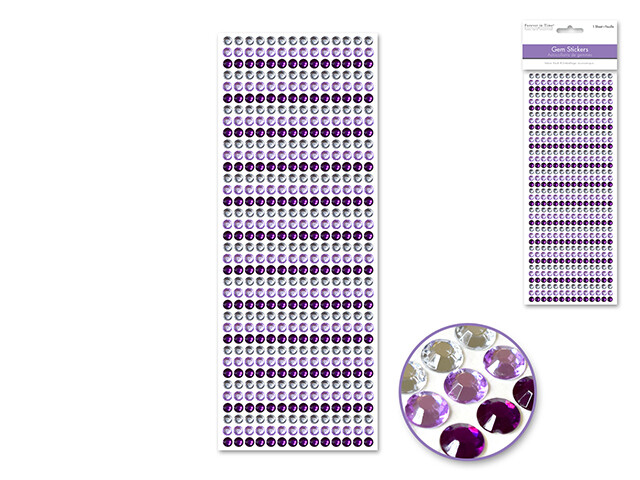 Forever In Time Gem Stickers SS225D 1 Sheet