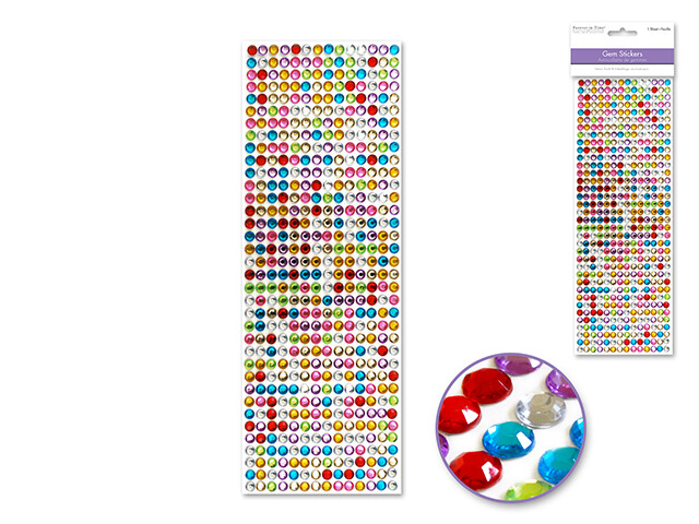 Gem Sticker Multi Color
