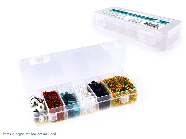 C M Organizer Box. 7 Compartments.  P B818