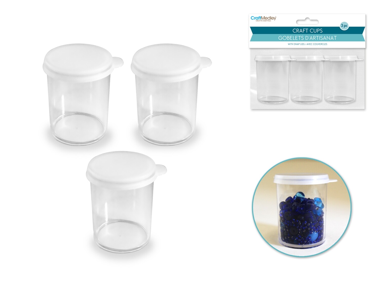MC. Craft Cups 3 Pcs. PB821