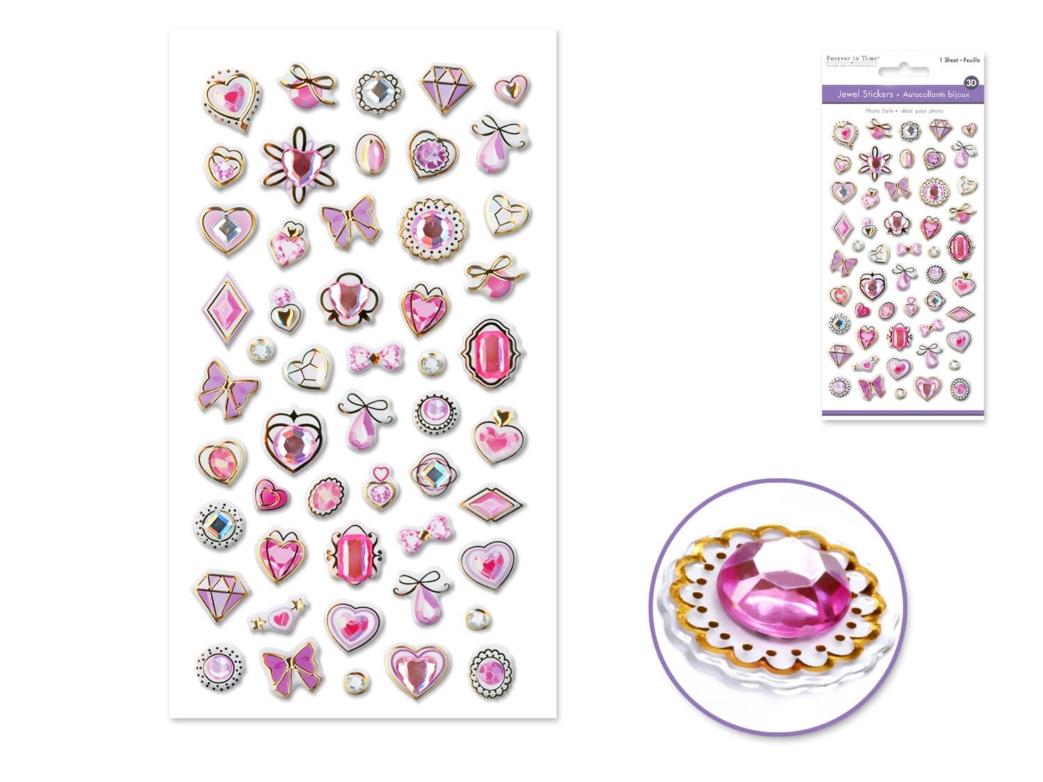 Jewel Sticker 3D