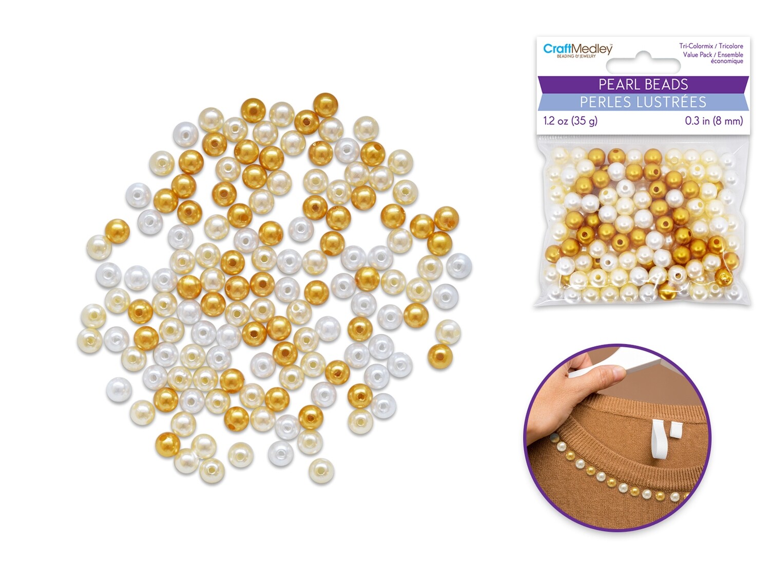 Pearl Beads Gold