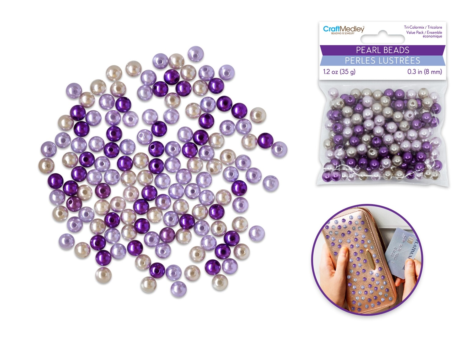 Pearl Beads Purple
