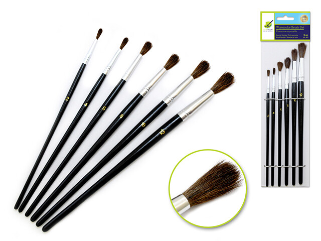 CF. Watercolor Brush Set. 6 Pc. A B224