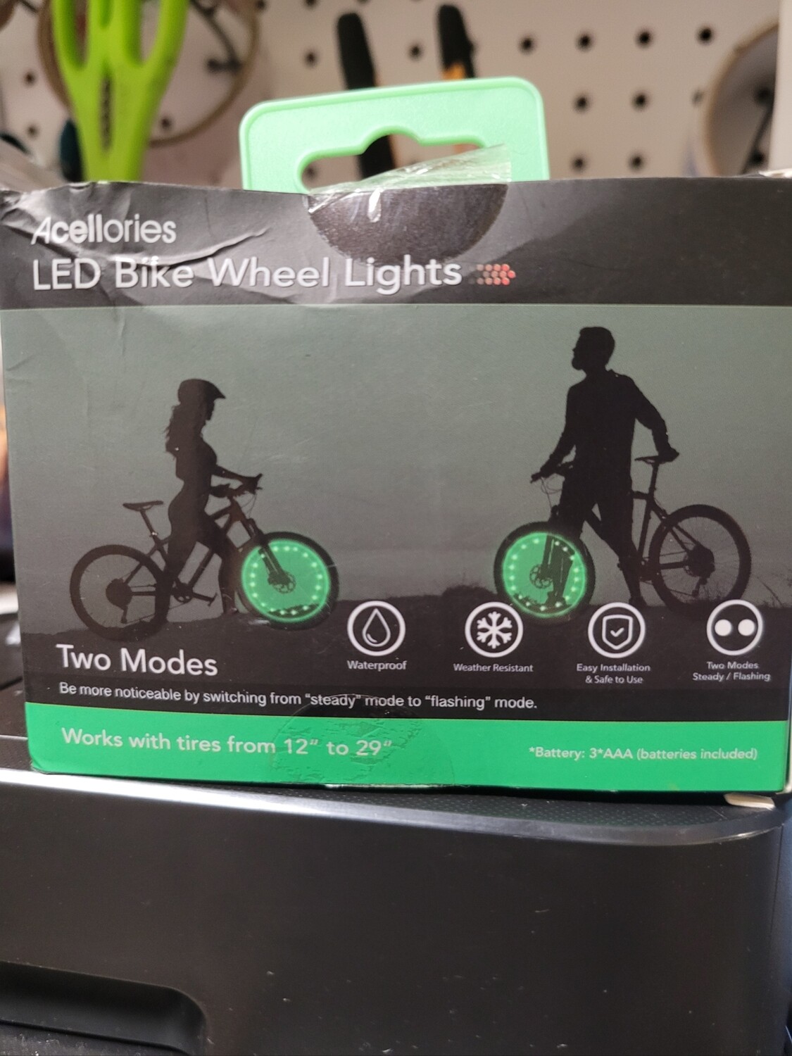 LED Bike Wheel Lights Acellories Green