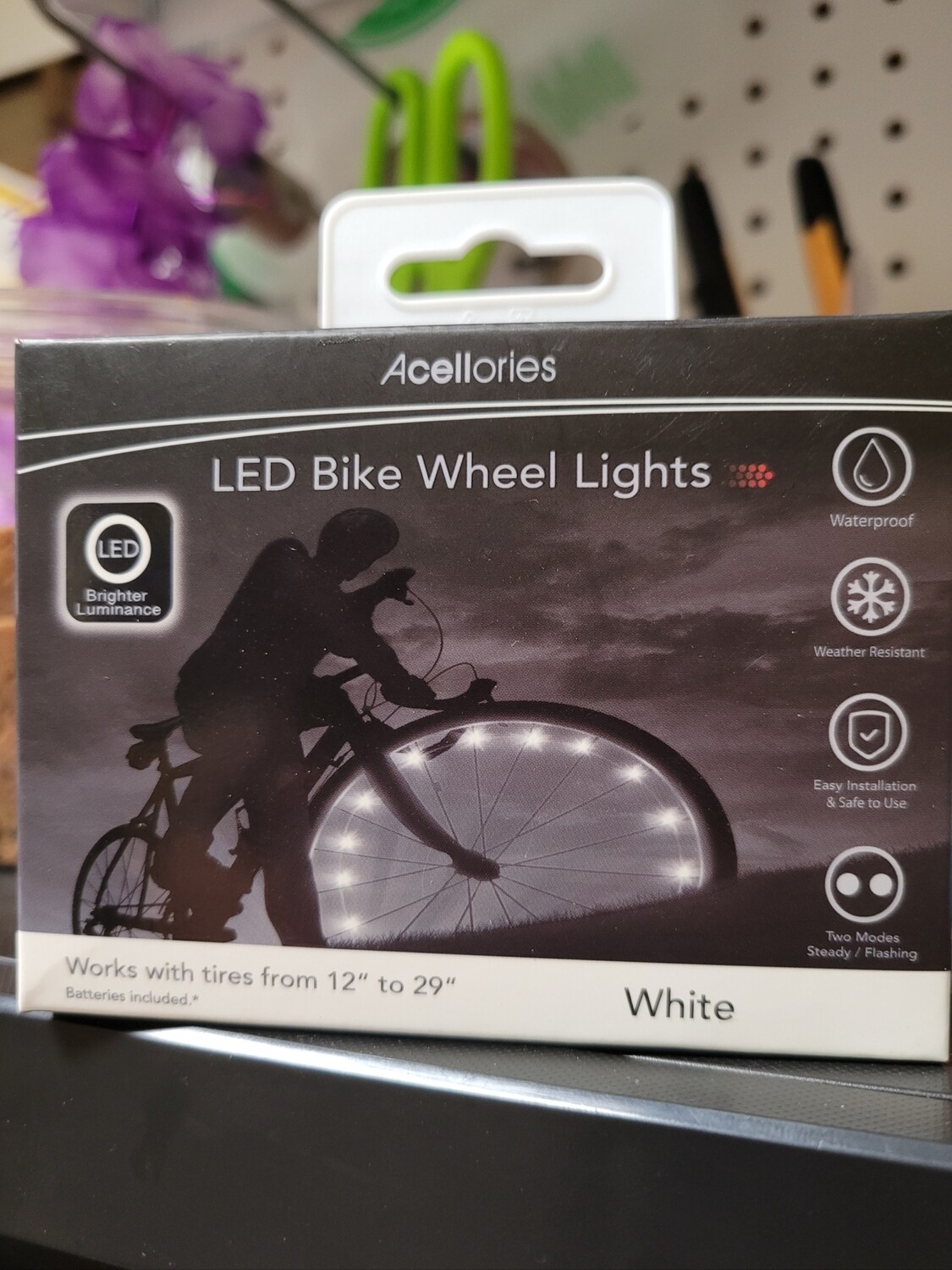 LED Bike Wheel Lights Acellories White