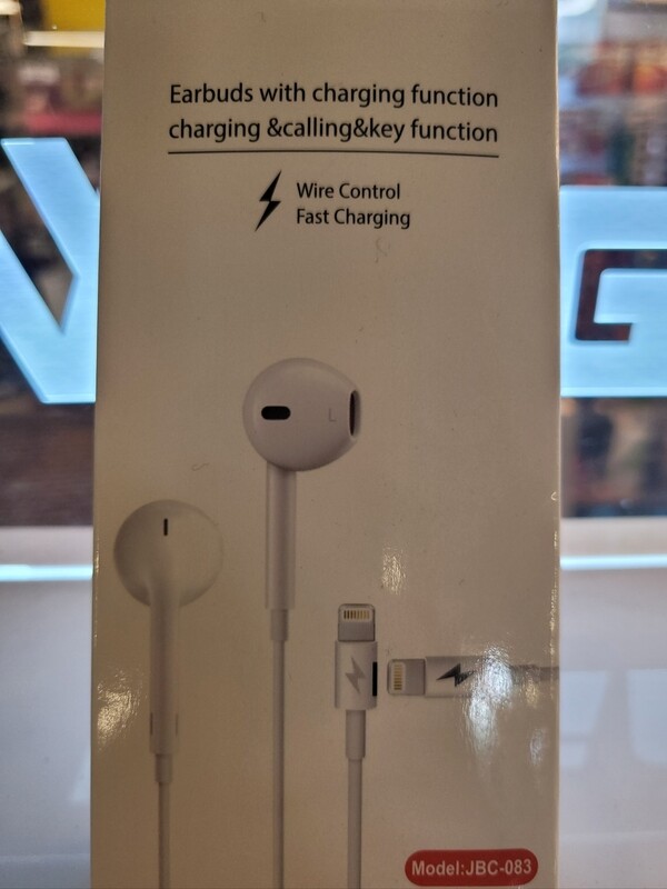 Earphone for iPhone w Charging Function