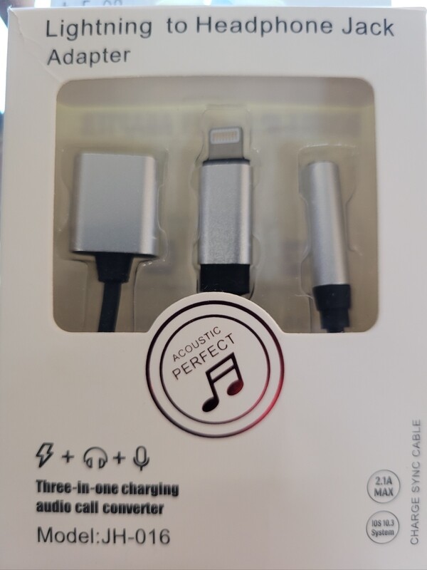 lightning to Headphone Jack Adapter JH-016