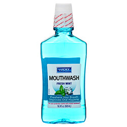 LUCKY MOUTHWASH FRESH MINT 16.9 OZ