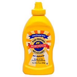 MOREHOUSE MUSTARD SQUEEZE 17 OZ