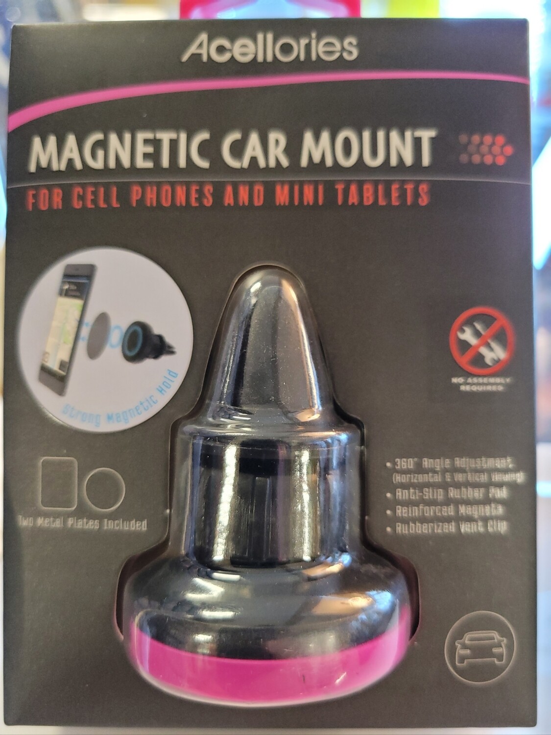 Magnetic Car Mount Acellories Pink